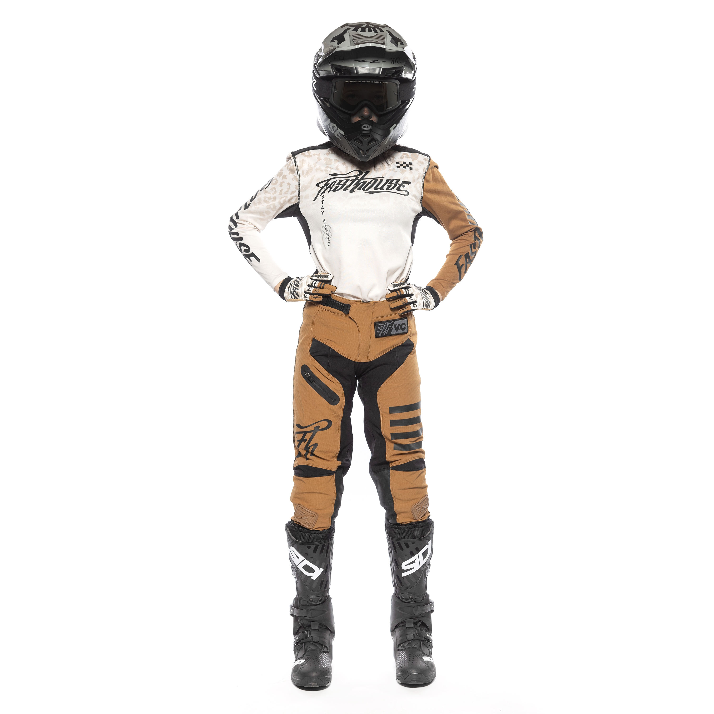 Girls Elrod Stay Golden Kit - Chalk-Camel_1